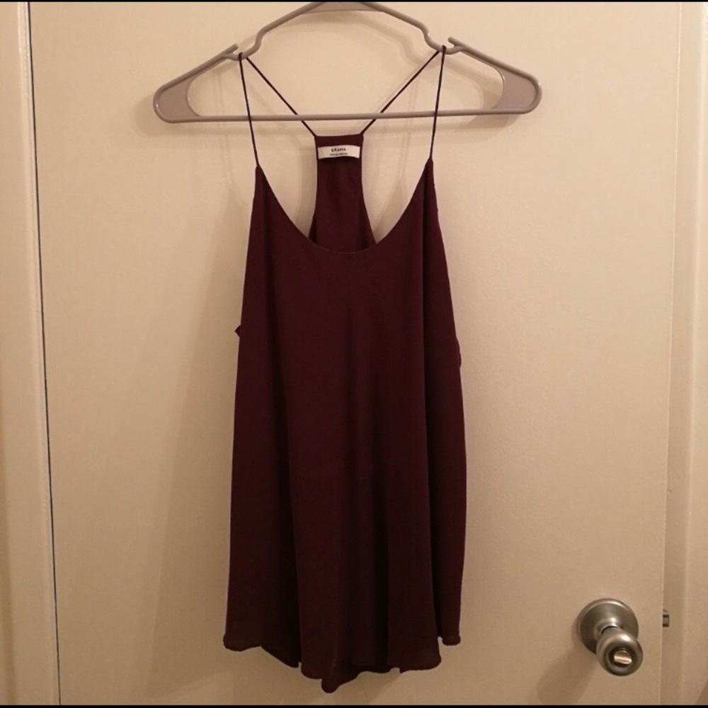 Grana Silk Racerback Camisole Medium